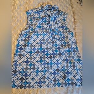 Chase Land's End Sleeveless Blouse Size 12